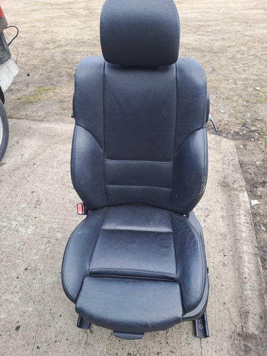 Bmw e46 coupe fotel lewy kierowcy m pakiet sport czarna skóra