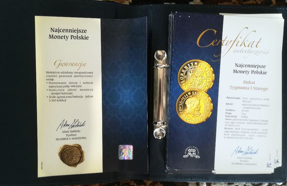 Monety Komplet 36szt kolekcji "Najcenniejsze Monety Polskie"