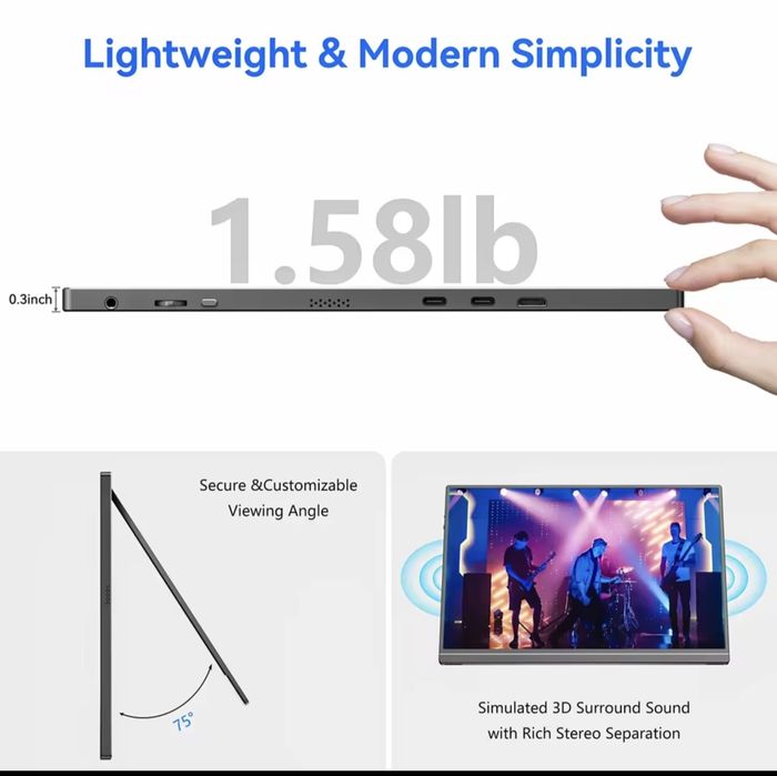 Портативний монітор Veout 16"