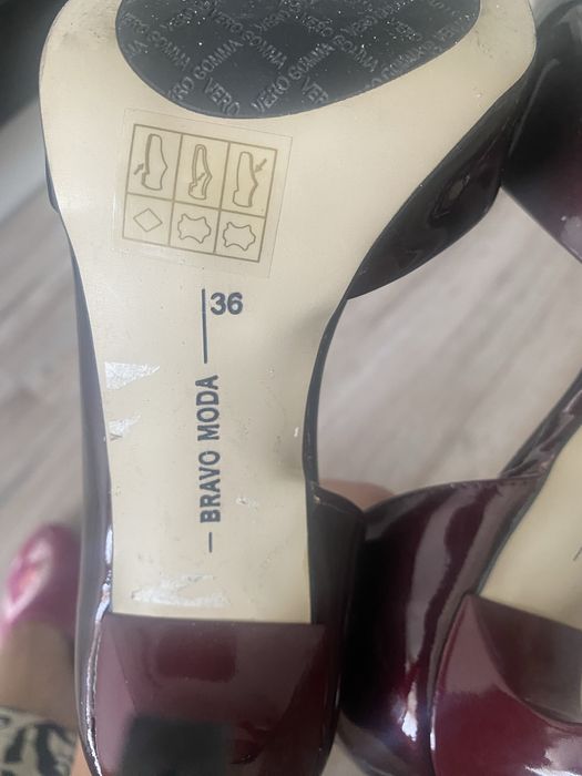 Туфлі шкіра класичні лакові bravo moda