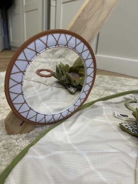 Mata Edukacyjna z drewnianym stojakiem- Boho Chic