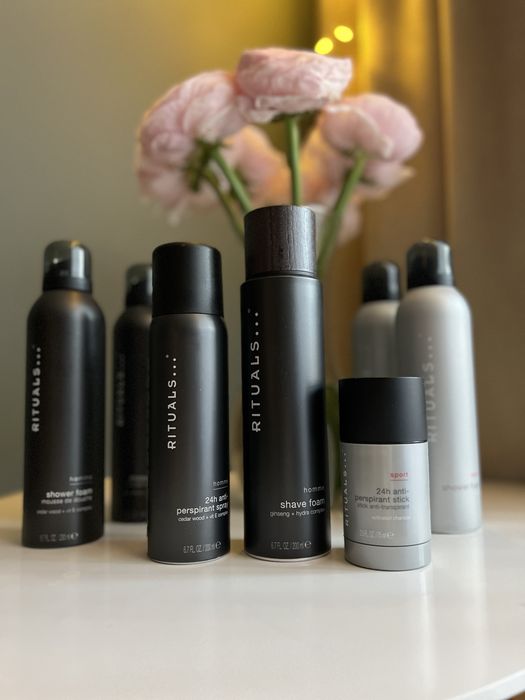 Пінка для бриття, антиперспірант, пінка для душу Rituals Homme Sport
