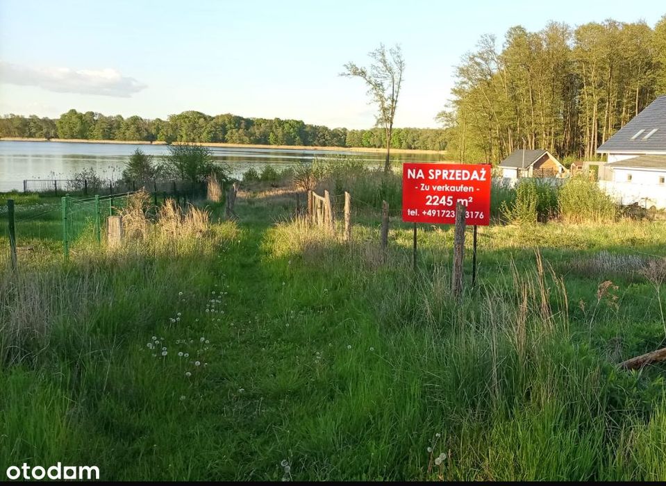 Piękna działka z bezpośrednim dostępem do jeziora Krajnik | Lubniewice