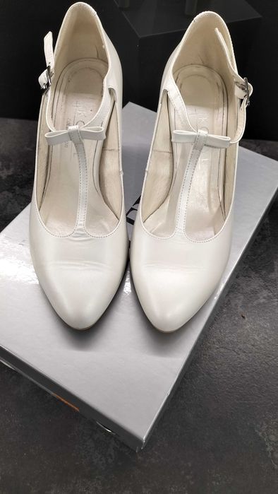 Ślubne KOTYL 37 biała perła