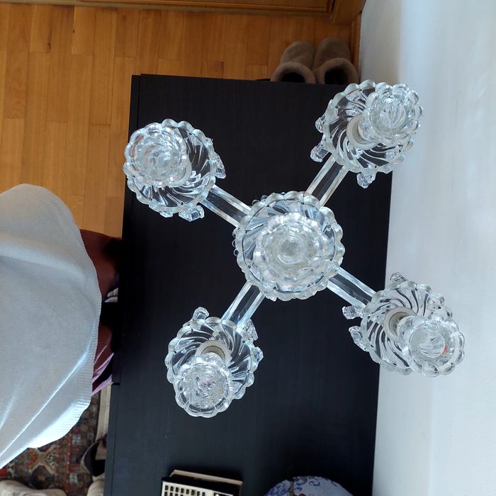 Candelabro de 5 lumens cristal baccarat