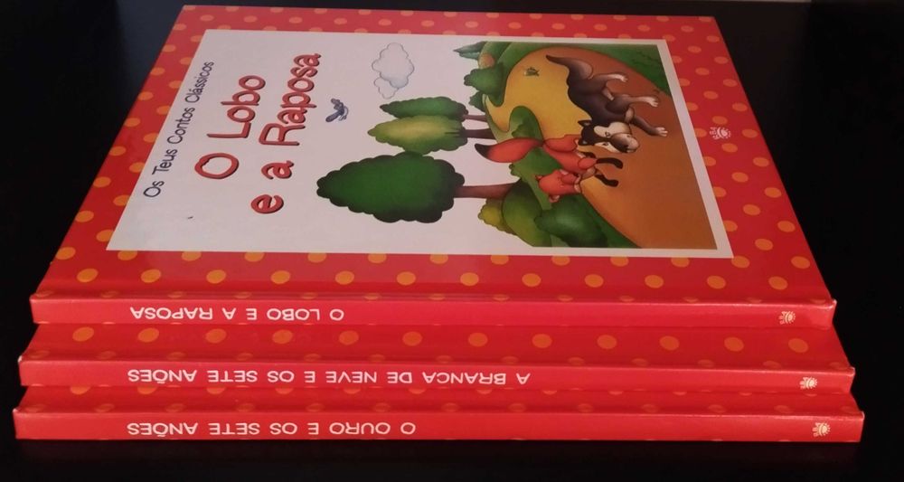3 livros da coleção "Os teus contos clássicos"