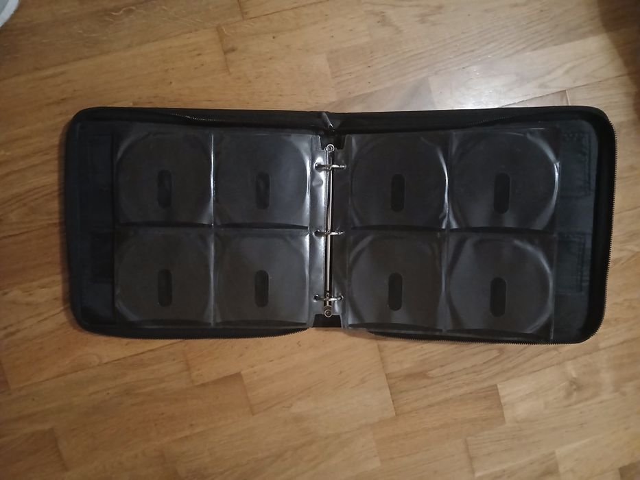 Porta-CD/DVD/Blu-Ray Compacto - Capacidade para 120 Discos - Como Novo