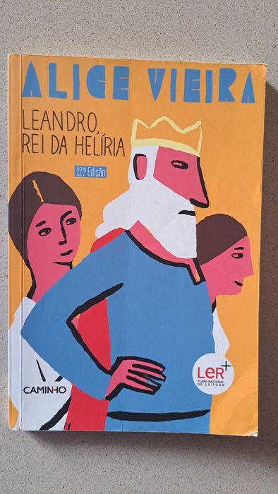 Livro Leandro Rei de Helíria de Alice Vieira