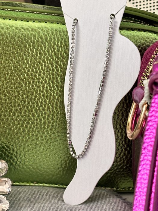 Pulseira de pé prateada nova