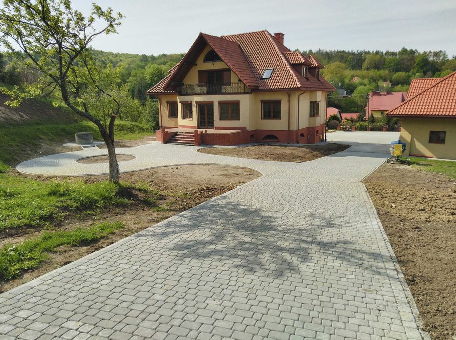 Układanie kostki brukowej