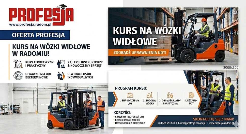 Kursy zawodowe i usługi