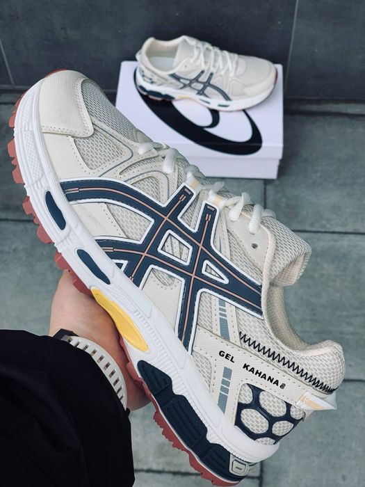 Асикс мужские / asics gel kahana 8 / мужськие кожаные красовки асикс / асиксм кахана 8 / летние мужские кросовки Асікс / Новинка весна Лето 2026 топ
