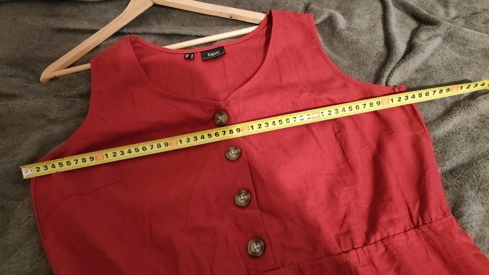 Sukienka damska ciemny czerwony, bordo