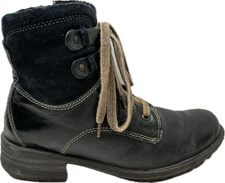 Botki skórzane ocieplane josef seibel Rozmiar 38