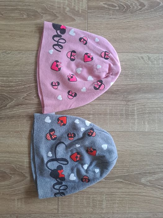 Zestaw 2 czapek wiosennych, roz. 52/54