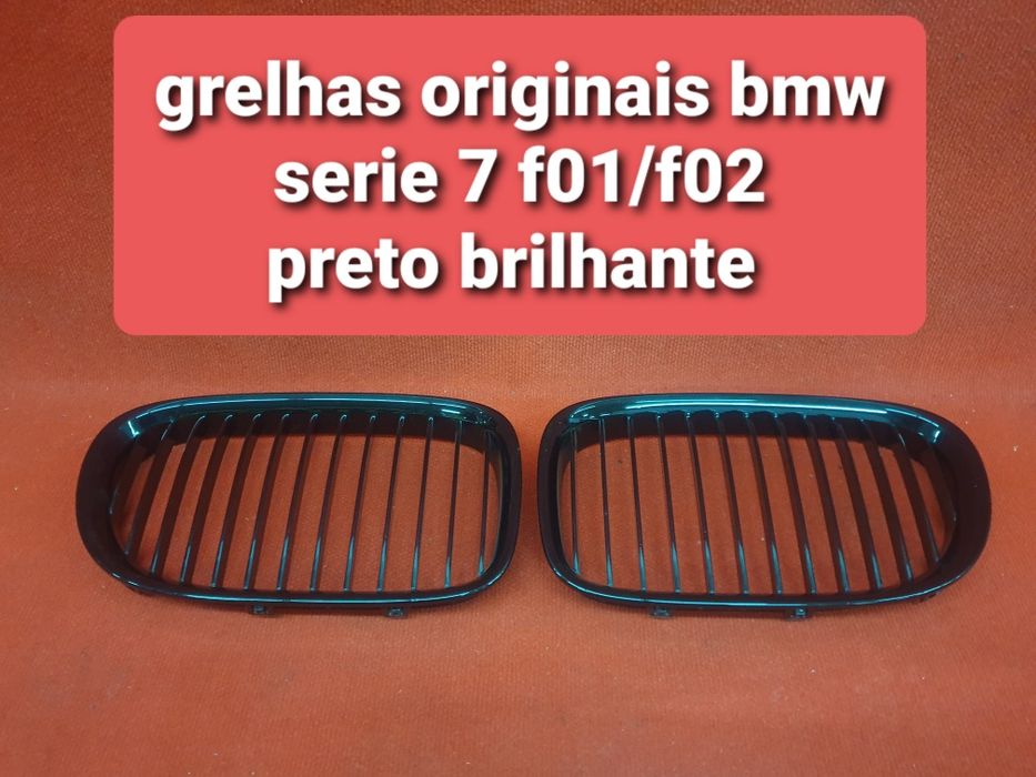 Grelhas originais bmw serie 7 f01 f02 (preto brilhante)