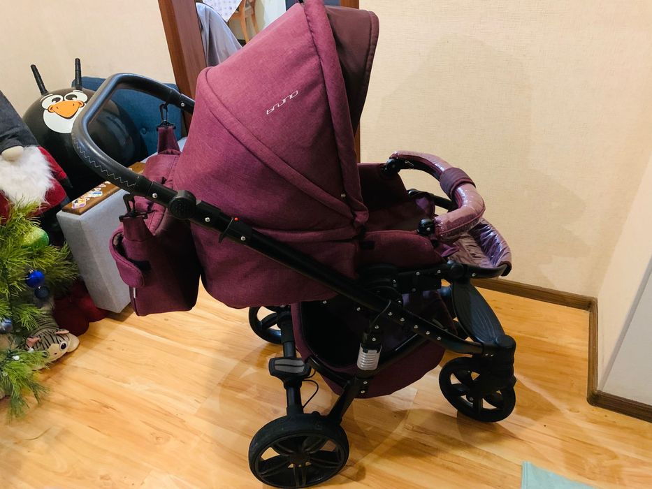 Дитяча універсальна коляска 2 в 1 Riko Brano Natural 03 Purple