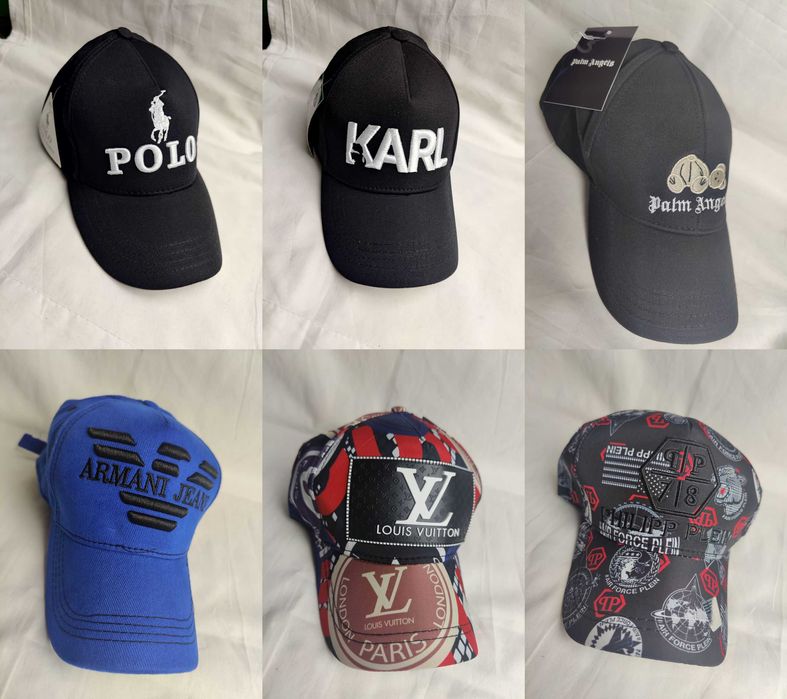 Czapka z daszkiem ralph lauren karl lagerfeld czapki