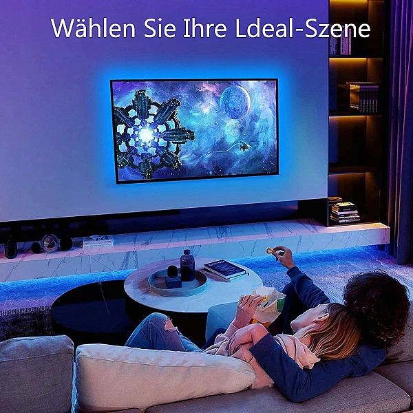 Taśma Led Rgb Bluetooth 5M Wodoodporna Mobilna Aplikacja Pasek 12V Pil