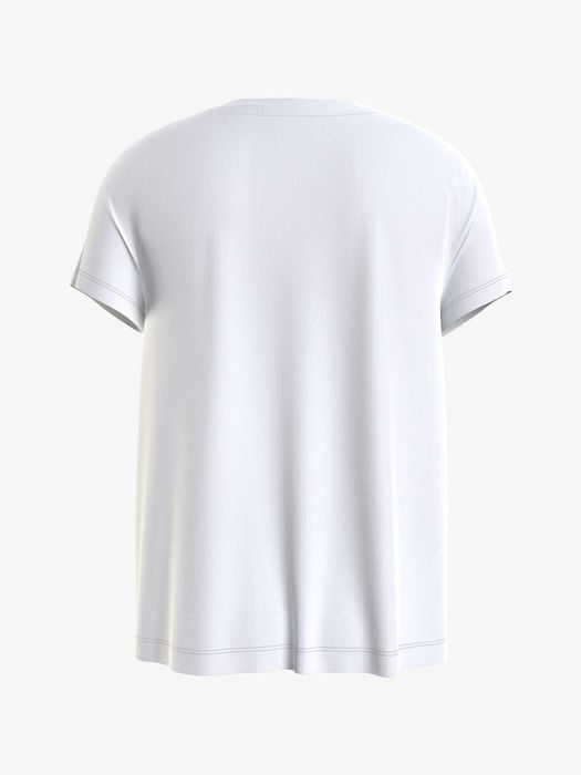 Детская футболка Tommy Hilfiger ХЛ (14/16л) оригинал розовая и белая