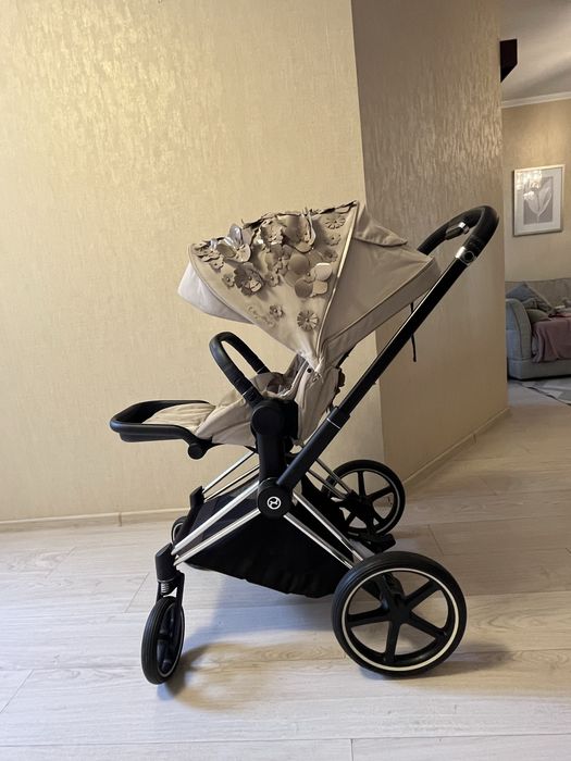Cybex Priam Flowers | преміум коляска, дизайнерська, оригінал
