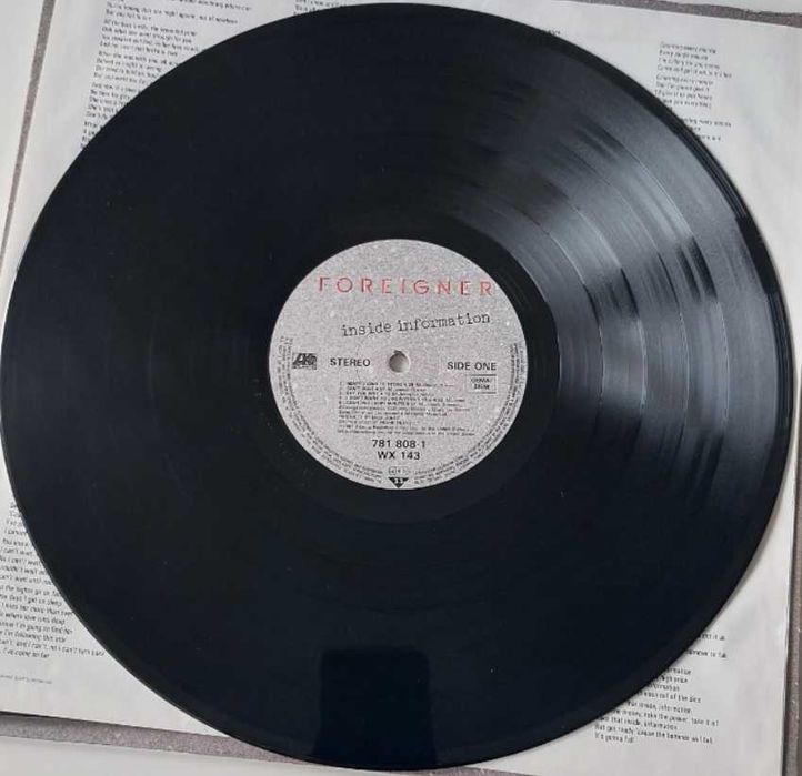 Foreigner – Inside Information.Germany 1980.EX+/NM+