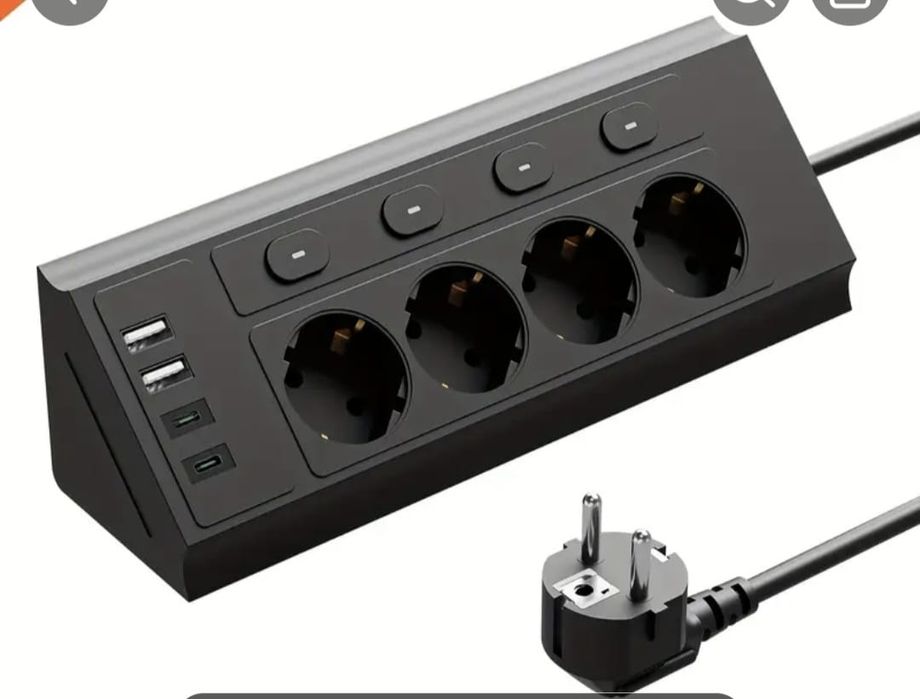 Tomada de 4 interruptores