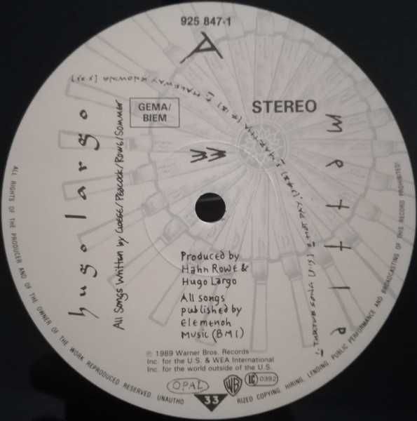 Hugo Largo – Drum + Mettle – 2 VINYL423158368604661762