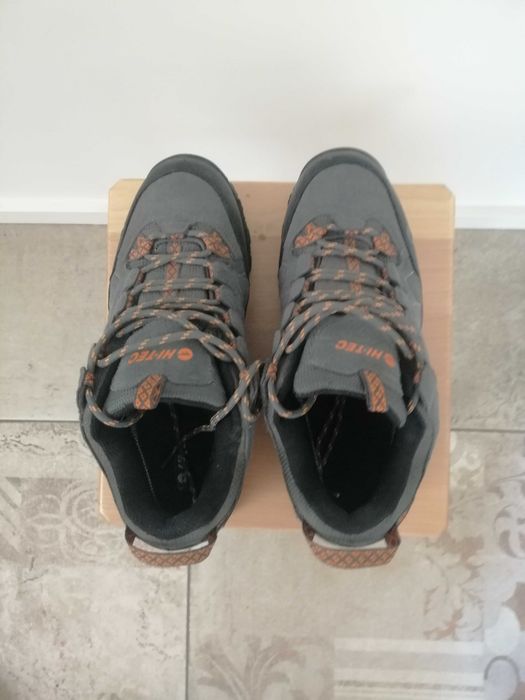 Buty HI-TEC Gelen II Low WP Dark Green/Black/Orange 43