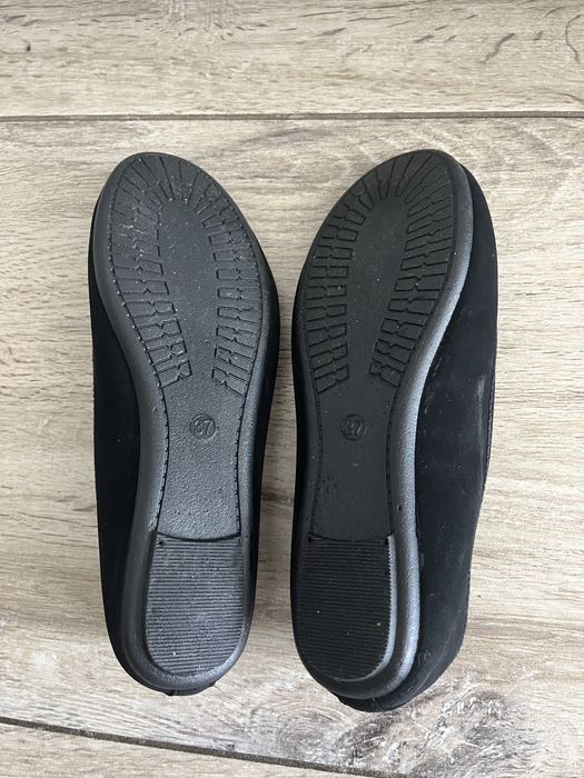 Buty damskie baleriny klasyczne czarne Hualuo r. 37
