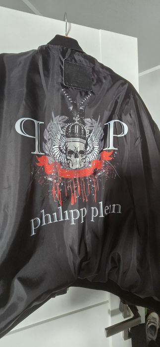 Kurtka Philipp Plein skórzana męska NOWA