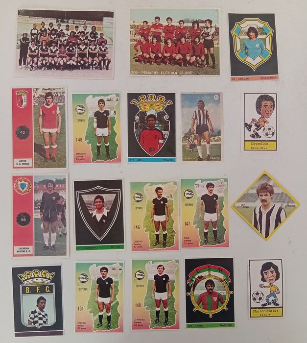 Lote de cromos antigos (nunca colados)