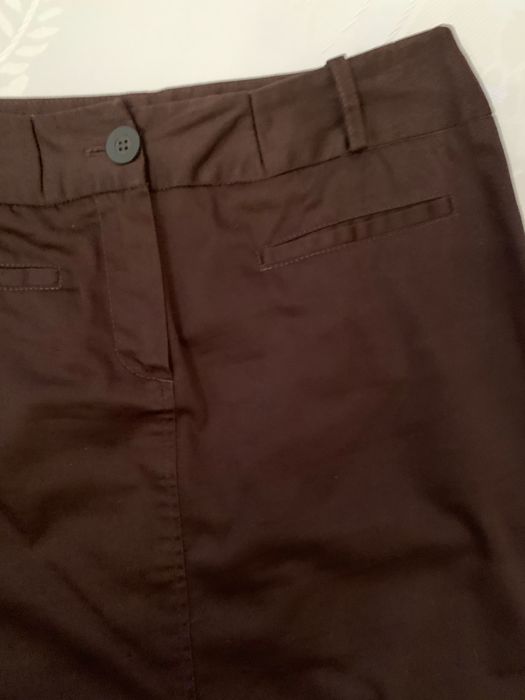 Brazowa spodniczka Zara basic R-M