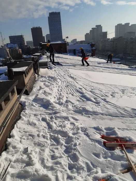 Odśnieżanie dachów odmrażanie rynien i rur spustowych