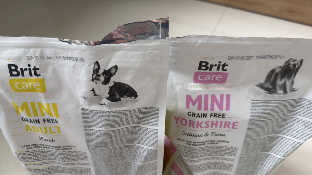 Karmy suche dla psa Brit Mini