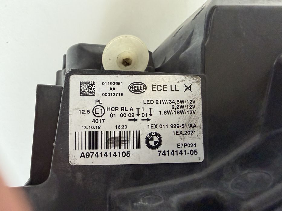 Farol Bmw Serie 1 F20 F21 xenon