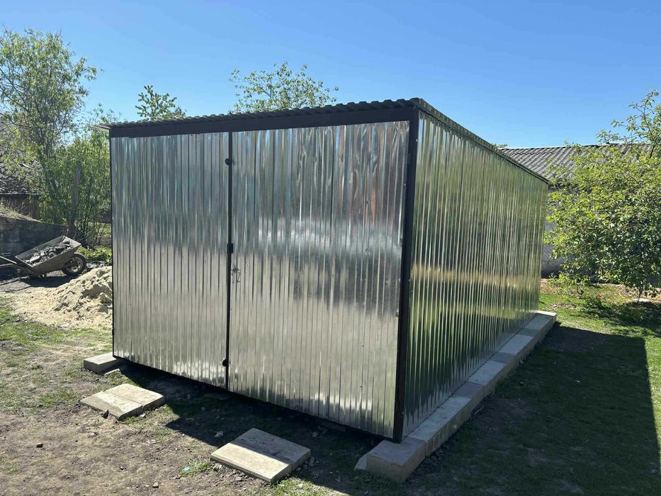 Garaż blaszany schowek na budowę do ogrodu !