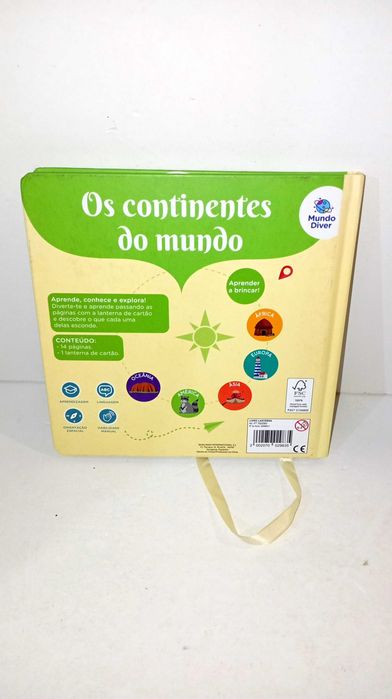 Os Continentes do Mundo - Livro Lanterna