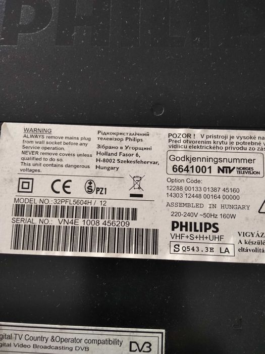 Painel LCD Philips referencia Sharp LK315D3GA23