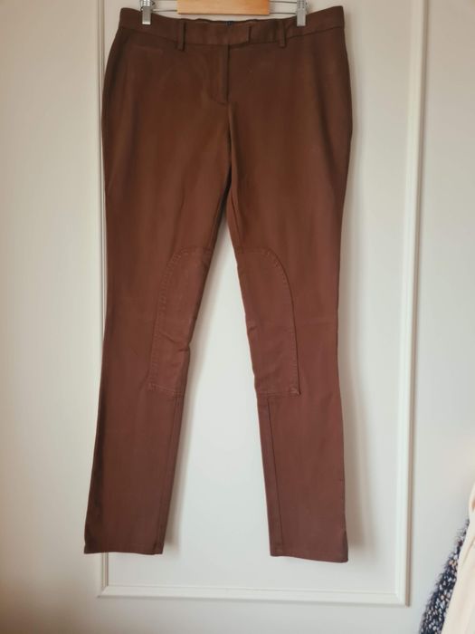 Brązowe bawełniane spodnie Gant