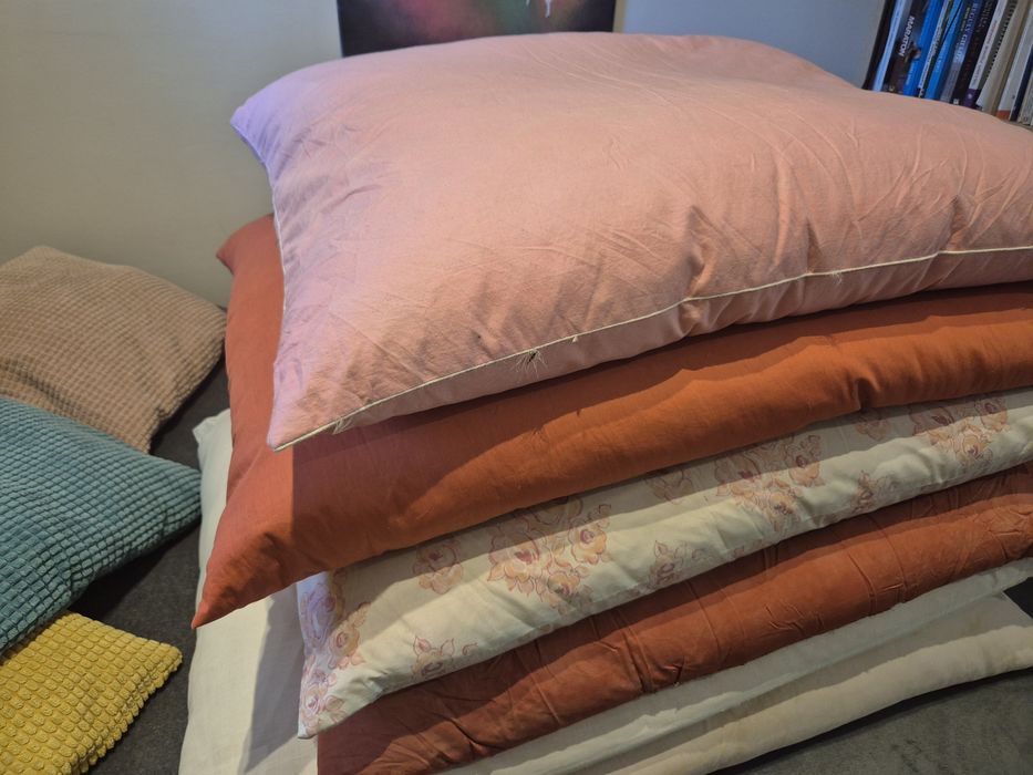 Zestaw trzech puszystych poduszek PUCHOWYCH – Naturalne i Miękkie!