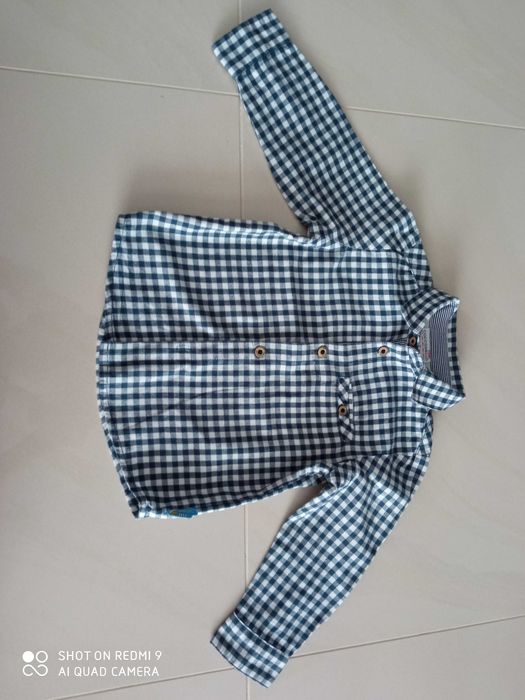 Koszula chłopięca Cocodrillo w kratkę r. 86.