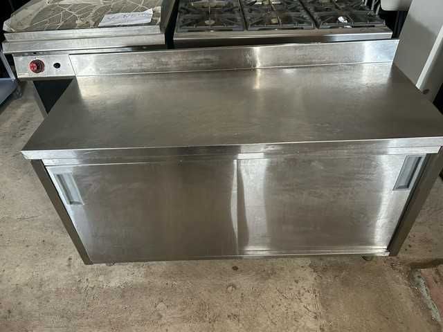 Stainless Steel Workbench with 2 Doors and Shelf64365329296258124