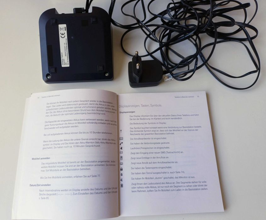 Telefone portátil para rede fixa - T-Mobil, modelo Sinus A 10