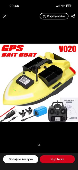 Łódka zanętowa V020 V 020 GPS