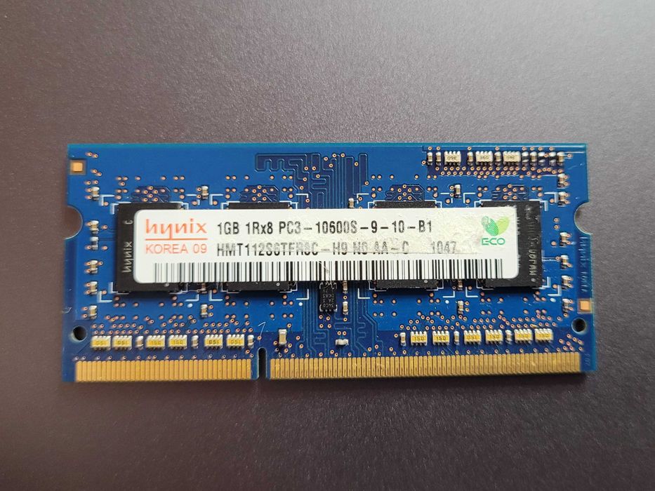 Оперативна память для ноутбука Hynix DDR3 1Gb 1333MHz SODIMM