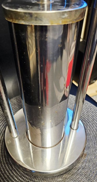 Stojak na papier toaletowy + szczotka do wc 2w1