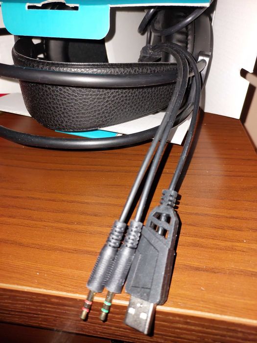 Qilive Gamingowe słuchawki do komputera z mikrofonem słuchawki do gier