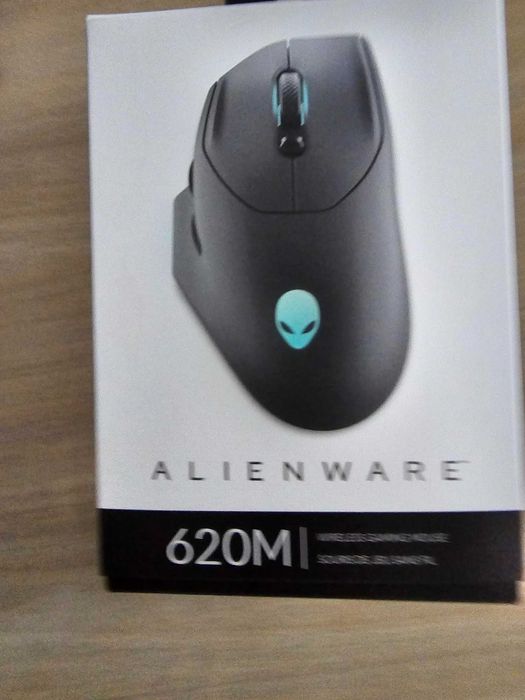 Rato Gaming Alienware AW620M (dark side of the moon) NOVO Sem Fios
