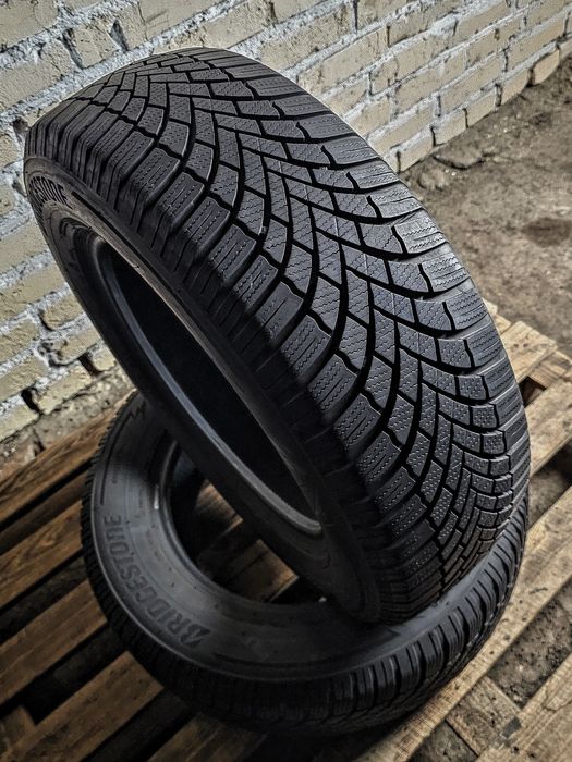 Пара 215/65r16 Bridgestone | 7mm | 2021 | Spain | Зимові преміум шини